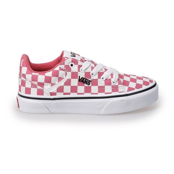 VANS Ward Low Girls Size 6 Women's Sz 7.5 Shoes Powder Pink Sneakers VN000MYFCHL - Picture 2 of 10